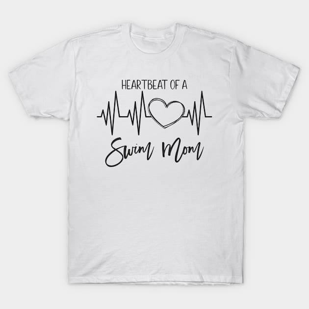 Swim Heartbeat T-Shirt by pitulas